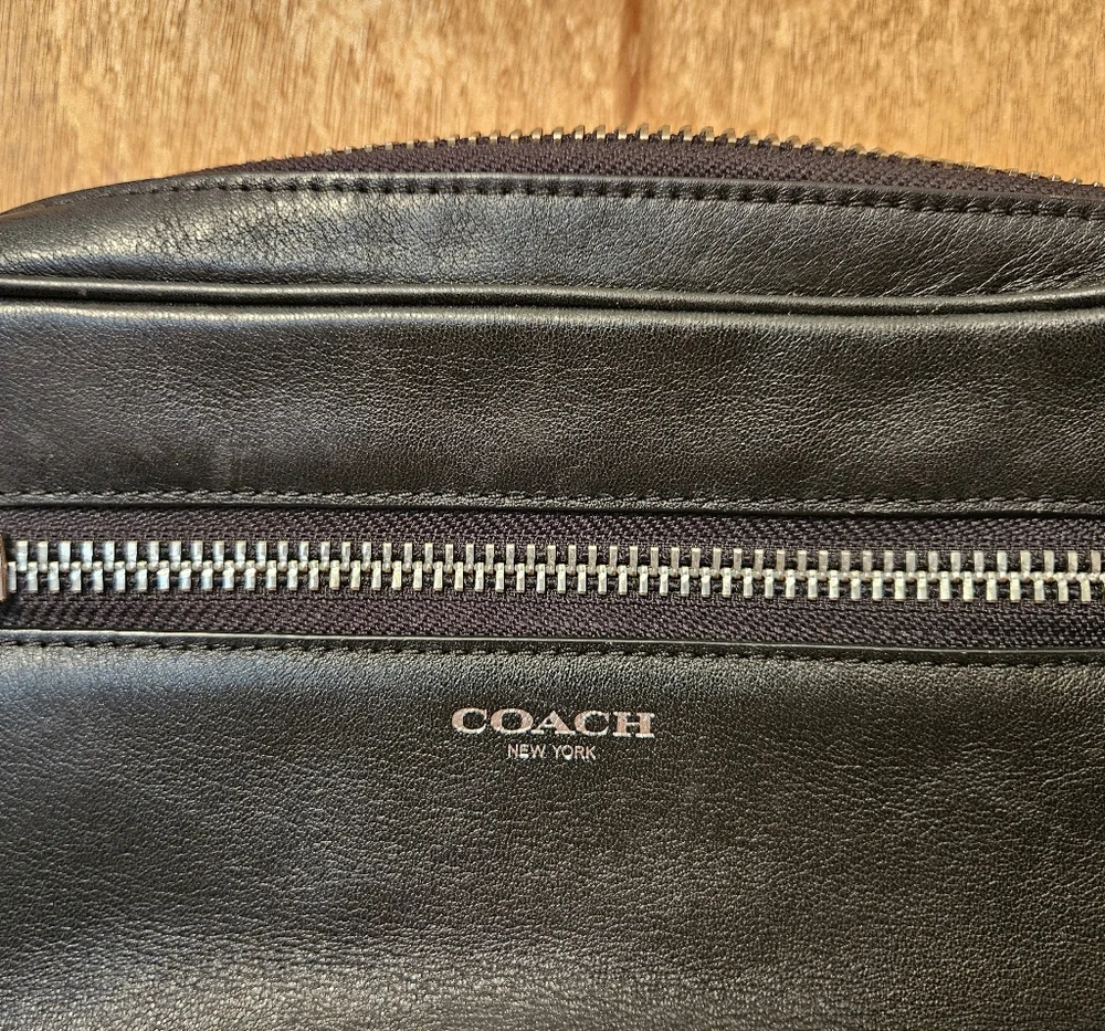 Coach 2013 Legacy Leather Flight Crossbody Bag-Black - Picture 11 of 16